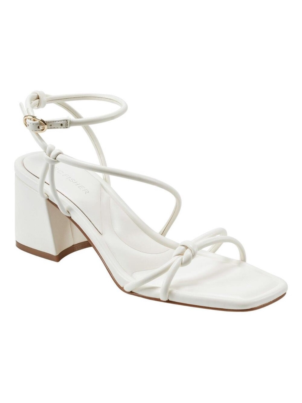 🏷️NWT💚Marc Fisher - White Gurion Sandal - 9.5